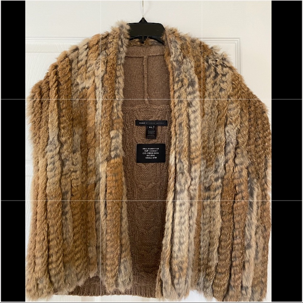 Marc Jacobs Real Rabbit Fur Vest- Great Condition